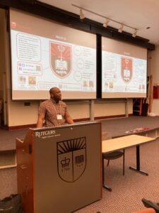 GSA President Eric Chiles at International Student Orientation.
